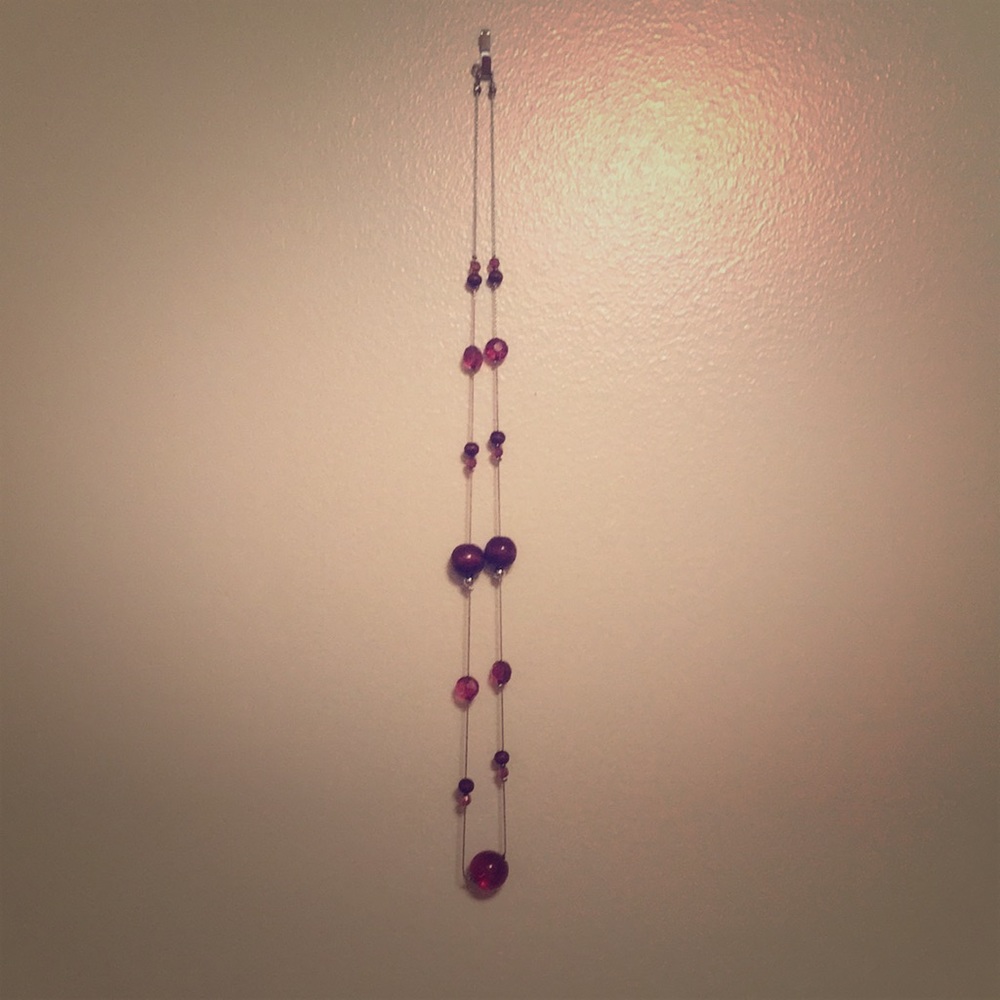 Long beaded necklace